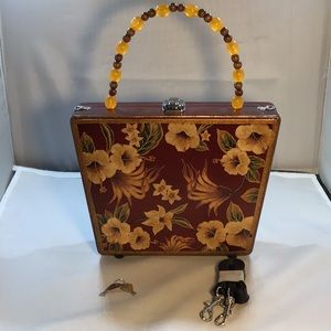 Wood Box Handbag